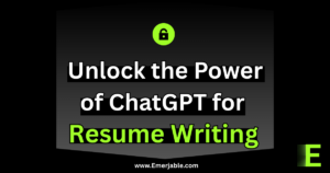 Chatgpt for Resume Writing