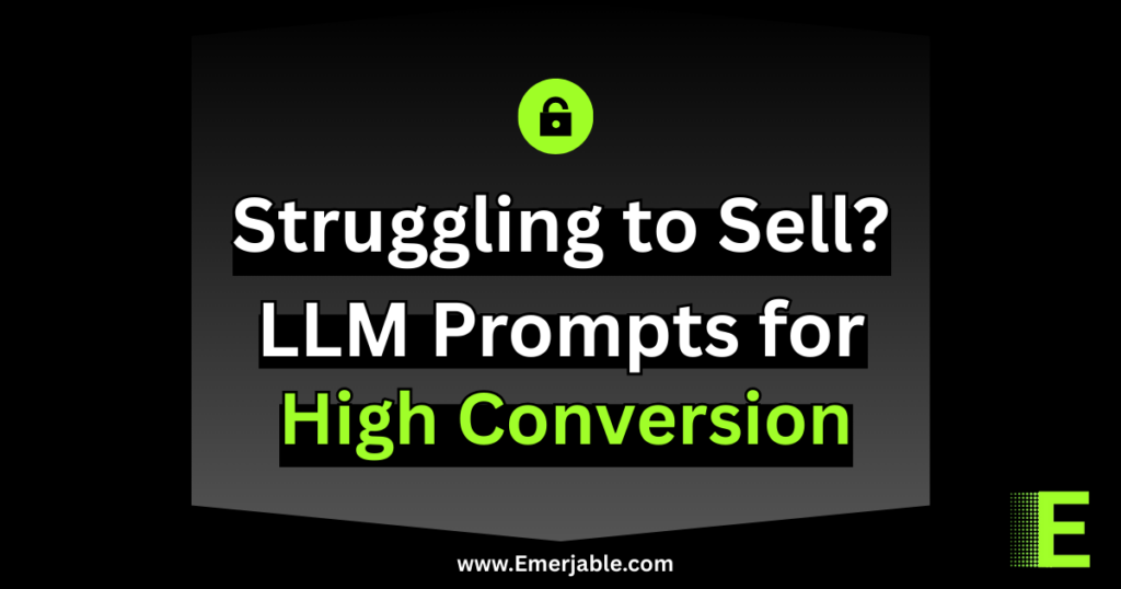 LLM Prompts for high conversion