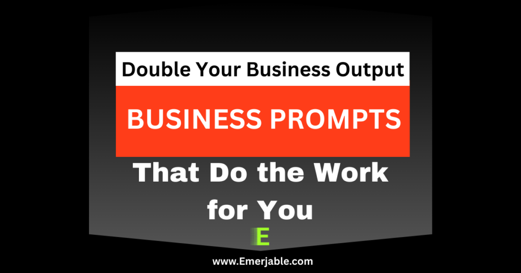 ChatGPT Prompts for Business Owner