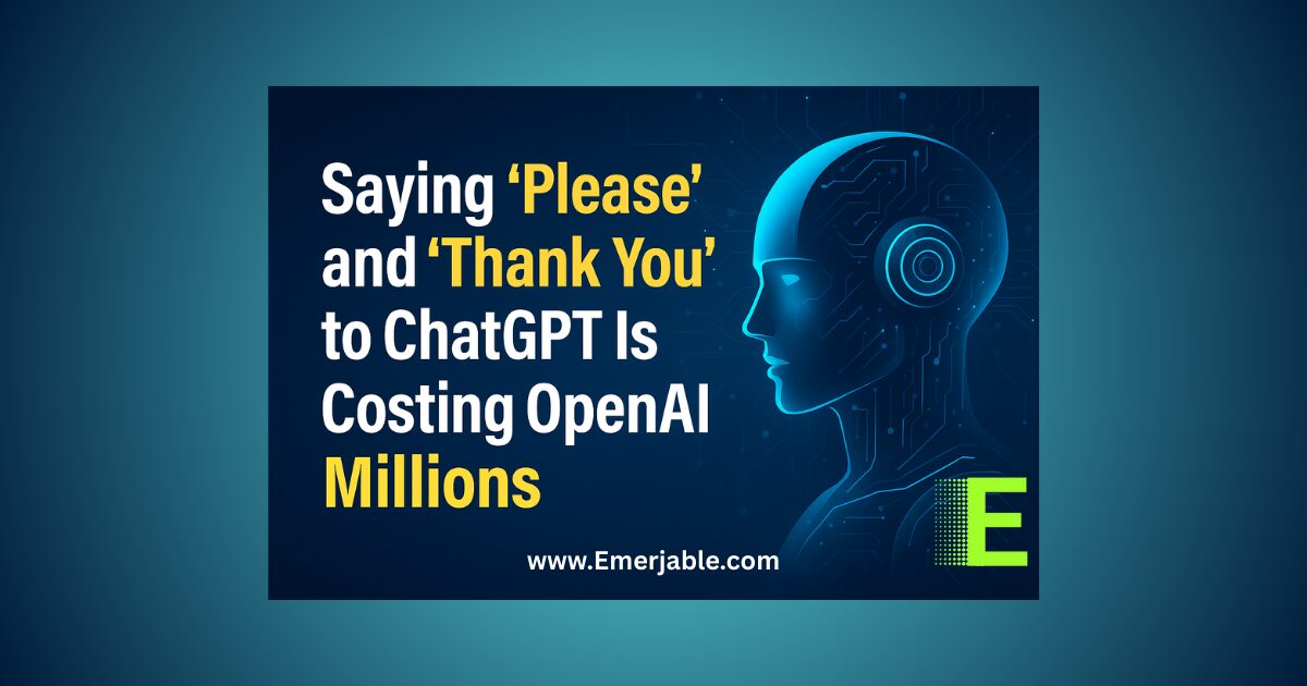 saying please and thank you to chatgpt