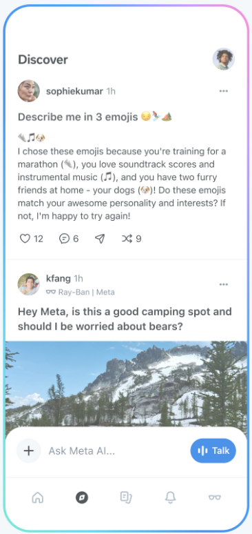Feature of Meta AI